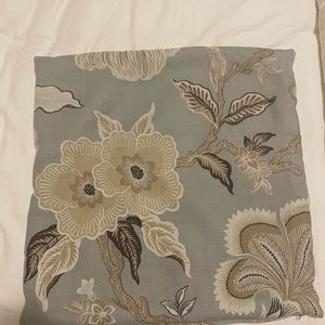 Hothouse flowers fabric pillow cover